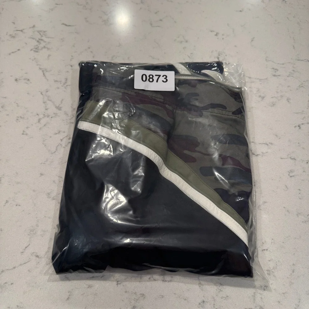 Rusty Board Shorts Mens 34 Black Camo R.Evolution Cargo Pocket Performance